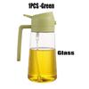 2in1 Glass Oil Spray Kitchen Oils Sprayer Spray Oil Sprayer BBQ Kitchen Baking for BBQ Air Fryer Salad Steak Kitchen Supplies 2