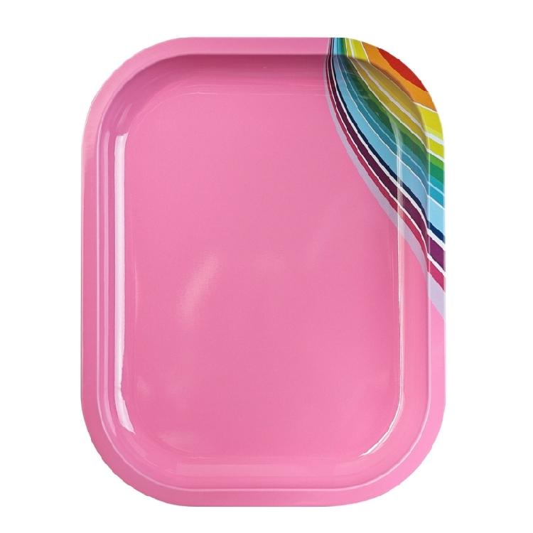 Rectangle Shaped Nail Art Mixing Palette Stainless Steel Display Plate Nail Art Palette for Professional Manicure