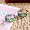 Charming Cut Oval Green Rich Frog Rhinestone Accessories Wedding Party Jewelry Birthday Gift
