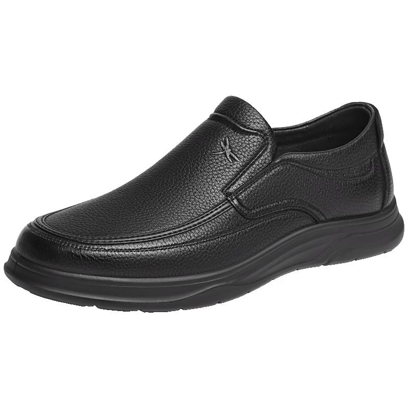 Red Dragonfly Men s Sheepskin Leather Business Derby Shoes 38 чёрный