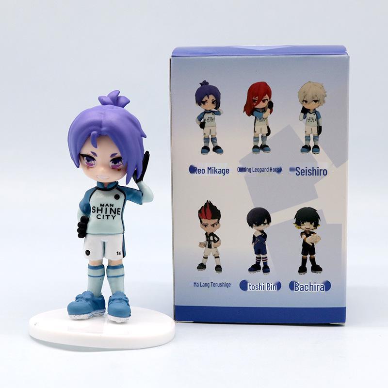 Blue Lock Q Version Nendoroid Blind Box Featuring Bachira, Chigiri, and Nagi Figures