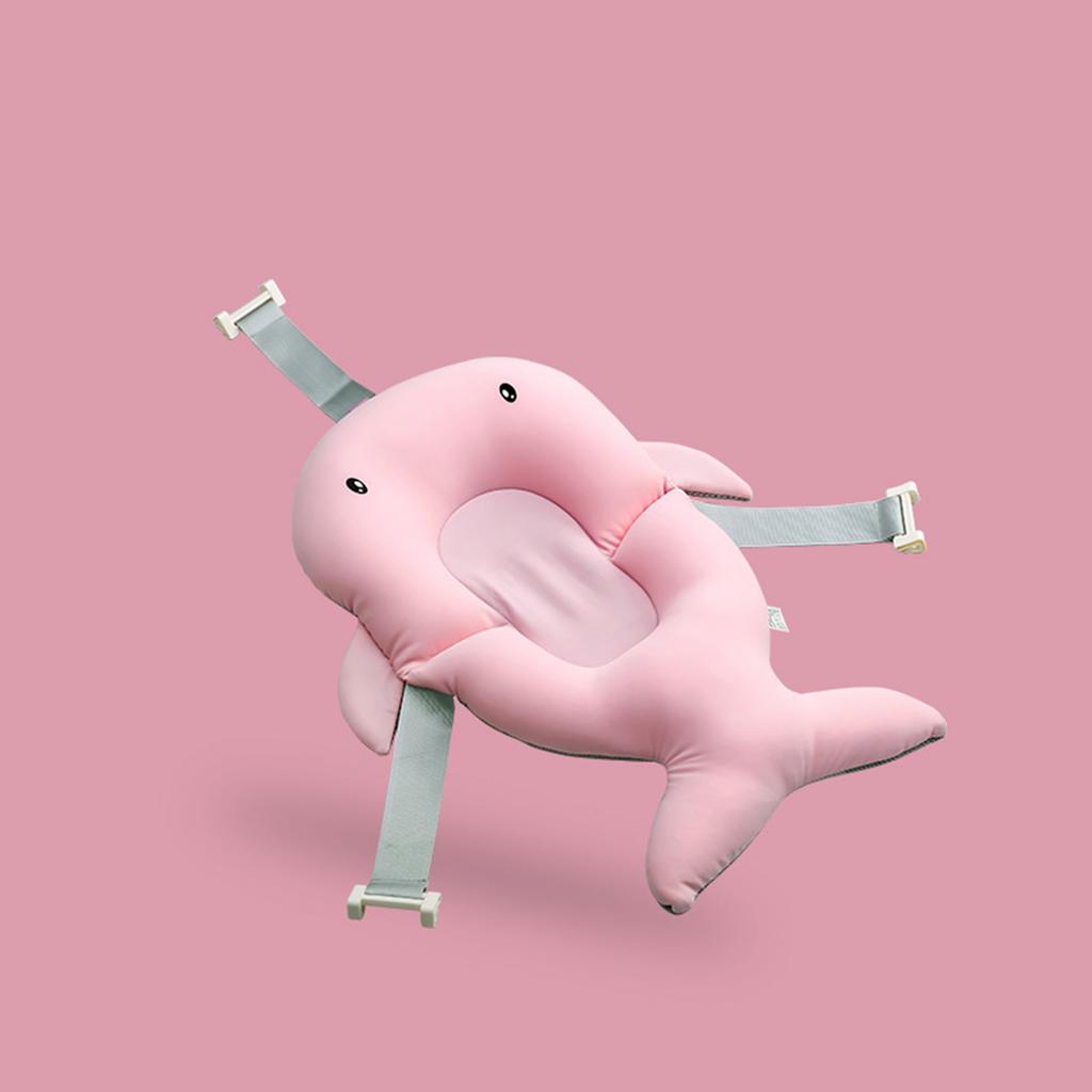 Baby Bath Mat Universal Prevent Slip Soft Quick Dry Lightweight Lying Down Infant Bath Cushion for