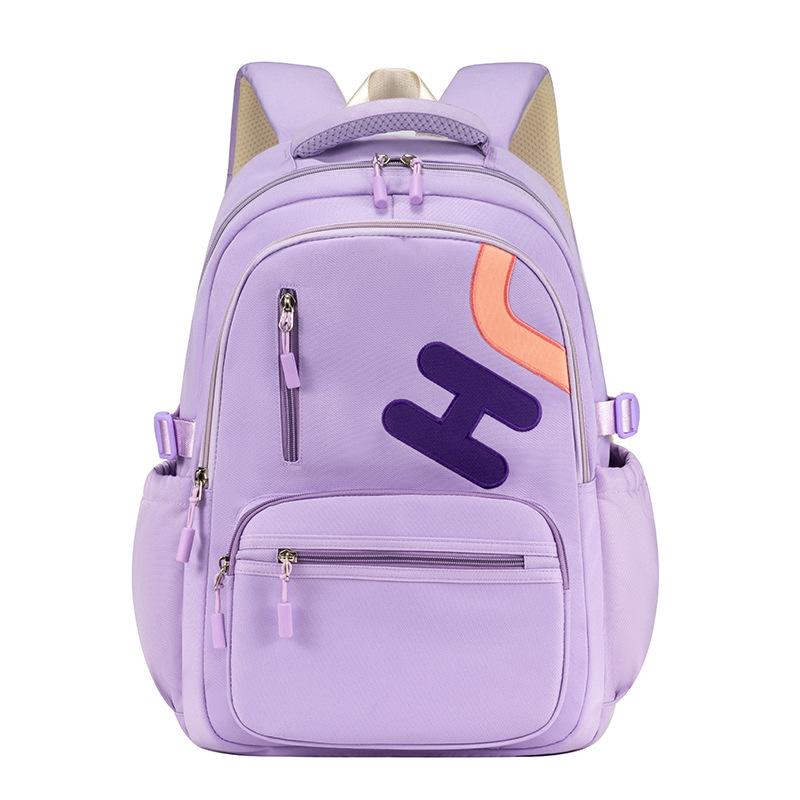 2025 Student Backpack: Grades 3-9, Dual Shoulder, Unisex, Decompression Design for Primary & Middle School
