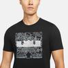 Nike T Shirts Men's Black Crew Neck Moderate DQ1884-010