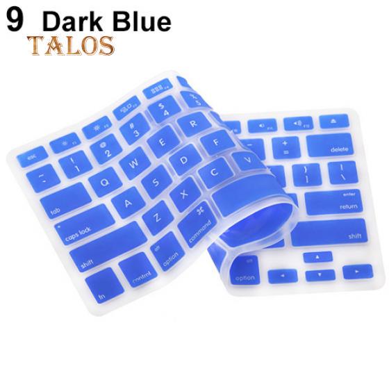 

Силіконова захисна плівка для клавіатури для гаджетів для ноутбуків Apple Pro темно-синього кольору