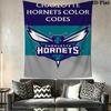 Charlotte Hornets Logo Print Bedding 1 Duvet Cover 2 Pillowcase Without Core Duvet Cover And Pillowcase Christmas Birthday Gift Bedding Set