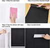 40cm Width Waterpoof  Wallpaper Black Silk Vinyl Self-Adhesive Stickers for Wall Furniture Livingroom Contact Paper Home Decor