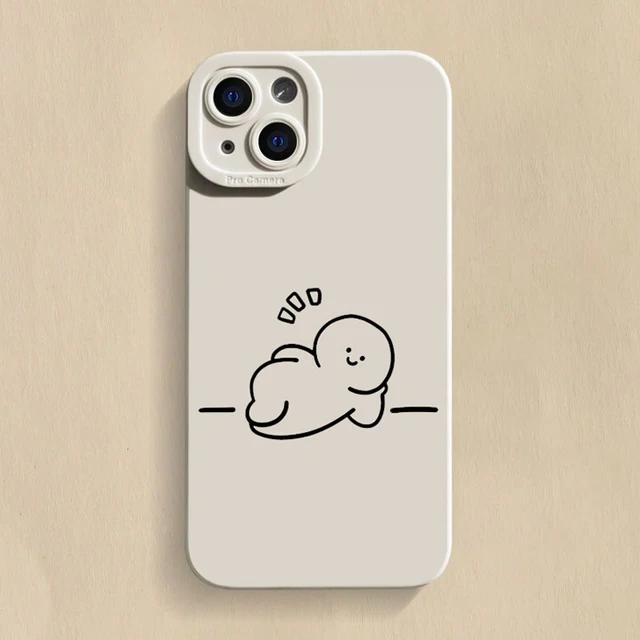 

Забавный мультяшный Matchman матовый силиконовый чехол для телефона iPhone 16 15 14 13 12 11 Pro X XS Max XR 7 8 Plus противоударный мягкий чехол For iPhone 16Pro Max восторг