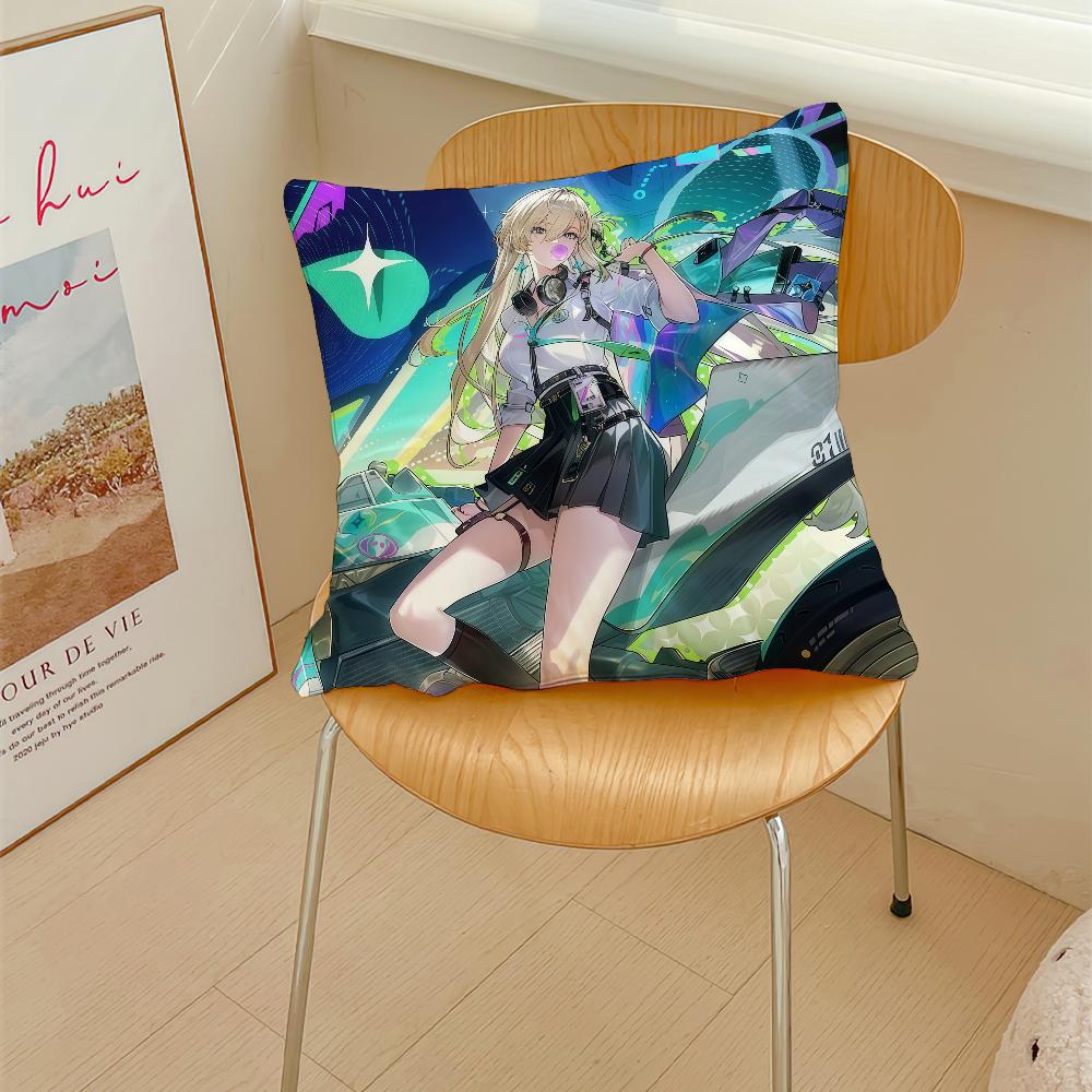 Game Wuthering Waves LYNAE cushion cover Pillow Cover Decoration Room Home Sofa living Office Car Nordic Simplicity