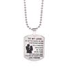 Military Necklace Dog Tag Diy Lettering Personalized Necklace Sweater Chain Batch