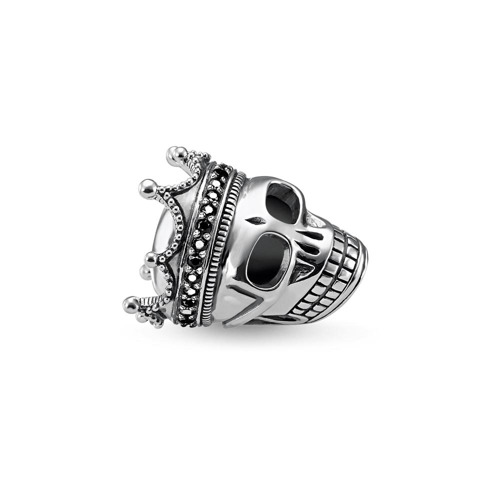 Beads Fleur-de-lis Lily Skull, Rebel Street Beads Fits Bracelet Europe Necklace Karma Charms Jewelry Accessories