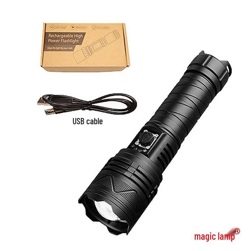 High-Power Rechargeable LED Flashlight