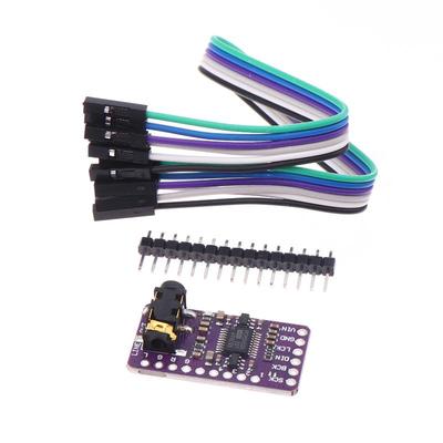 מודול נגן Gy-Pcm5102 I2S ממשק I2S מפענח DAC Pcm5102A עבור לוח בפורמט Raspberry Pi Phat לוח שמע דיגיטלי Pcm5102