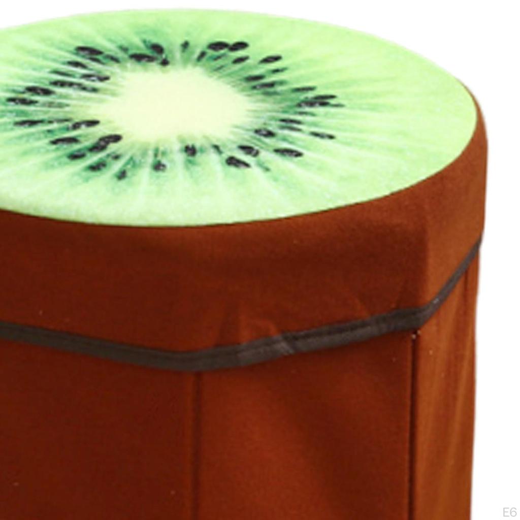 Folding Storage Ottoman Foot Rest Stool Toy Box Seat Chest for Bedroom Office