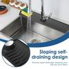 Wiederverwendbarer Wasserhahn-Spritzschutz Schnelle Drainage Spülbecken-Spritzschutz Abtropfgestell Badezimmer-Arbeitsplatte