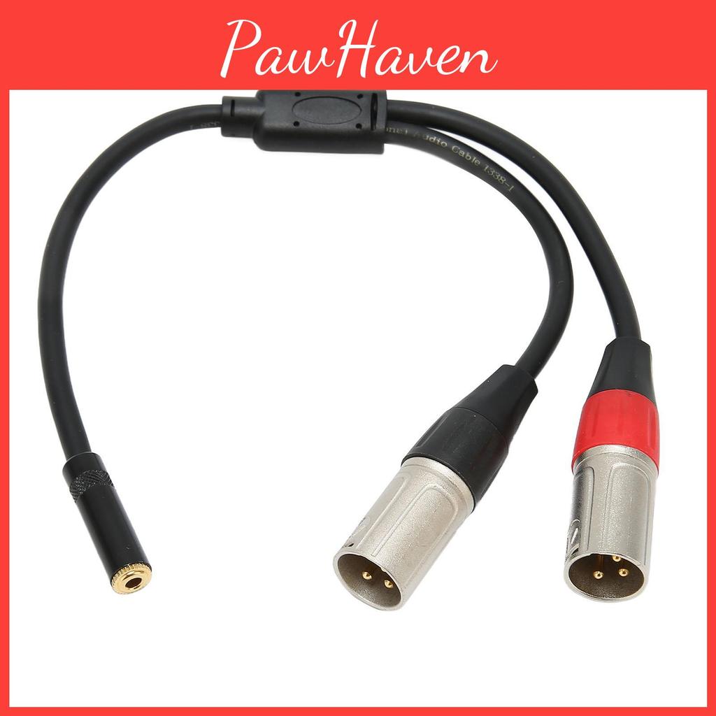 35mm To 1 Xlr 8 Microphone Cable Professional Balanced Dual Xlr Male To 35mm Female Stereo Cable