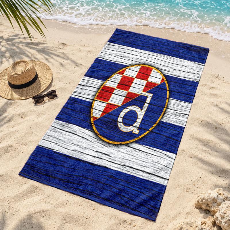 GNK Dinamo Zagreb Microfiber Beach Towel Quick Dry Sand Free Lightweight Beach Towels for Travel Swimming Camping
