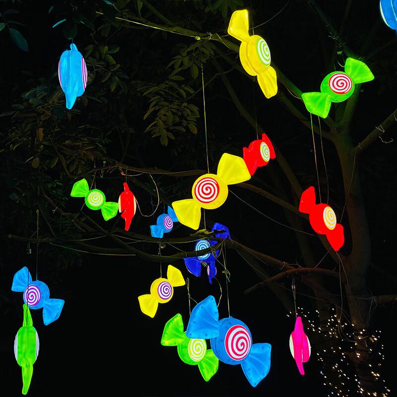 NuFeng LED 3D Candy Outdoor Decorative String Lights
