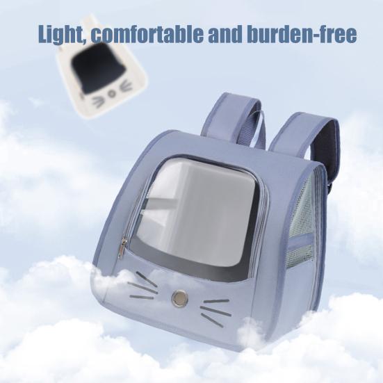 Batoh pro kočky Prodyšný nosič pro kočky Vesmírná bublina pro malé kočky psy Skládací taška pro domácí mazlíčky na cestování turistiku procházky kempování