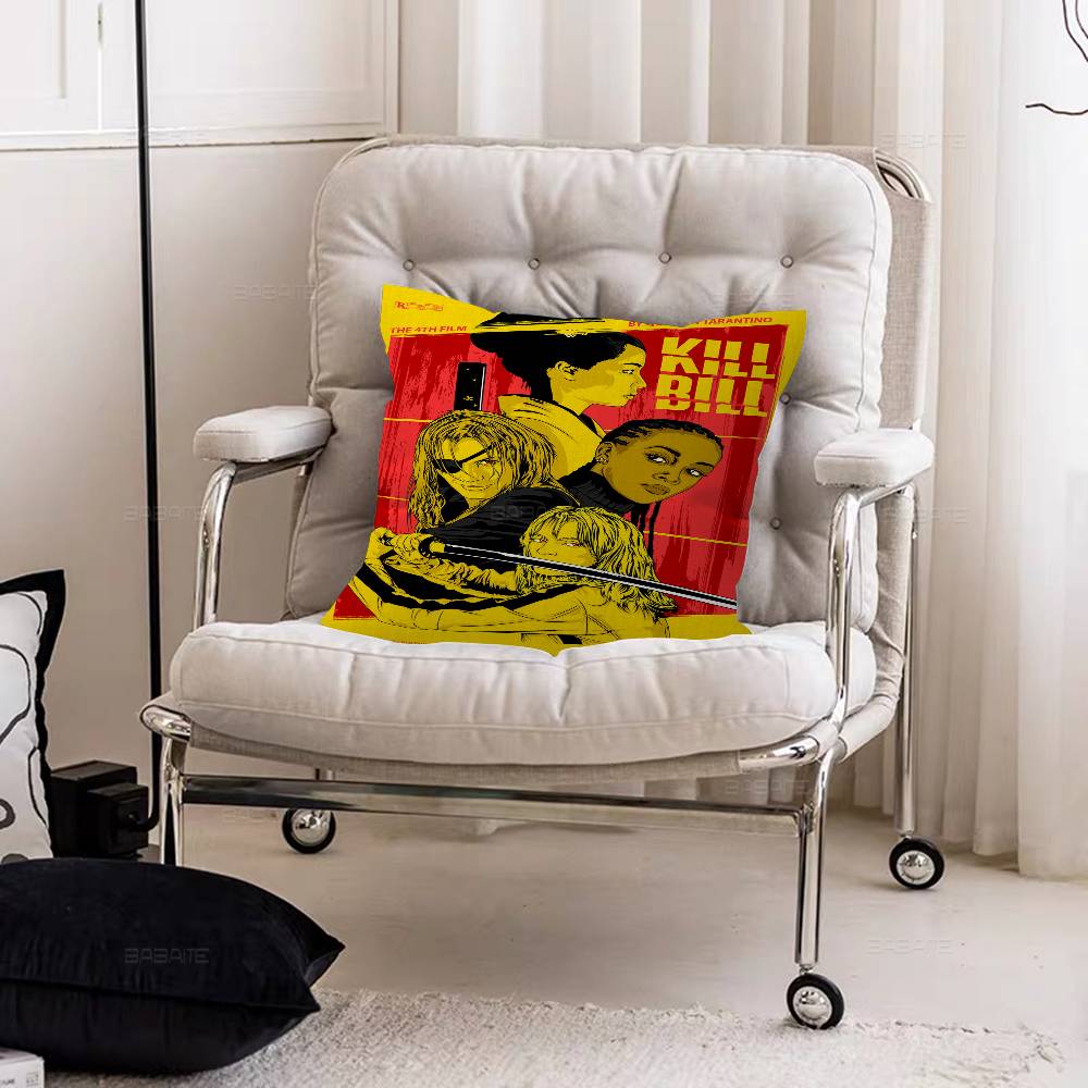 Classic Fiction Movie Kill Bill Cushion Cover Polyester Sofa Cushions Decorative Throw Pillows Home Decoration Pillowcover