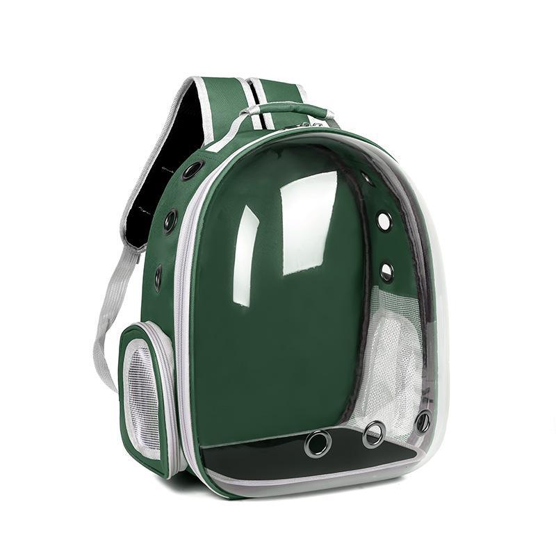 1Pc Panoramic Transparent Space Capsule Pet Backpack Breathable Cat Carrier Travel Bag