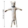 Animal Figure Cat Plush Doll Built in Skeleton Funny Cat Toy Kawaii Plush Cat Toy  Kids Toy