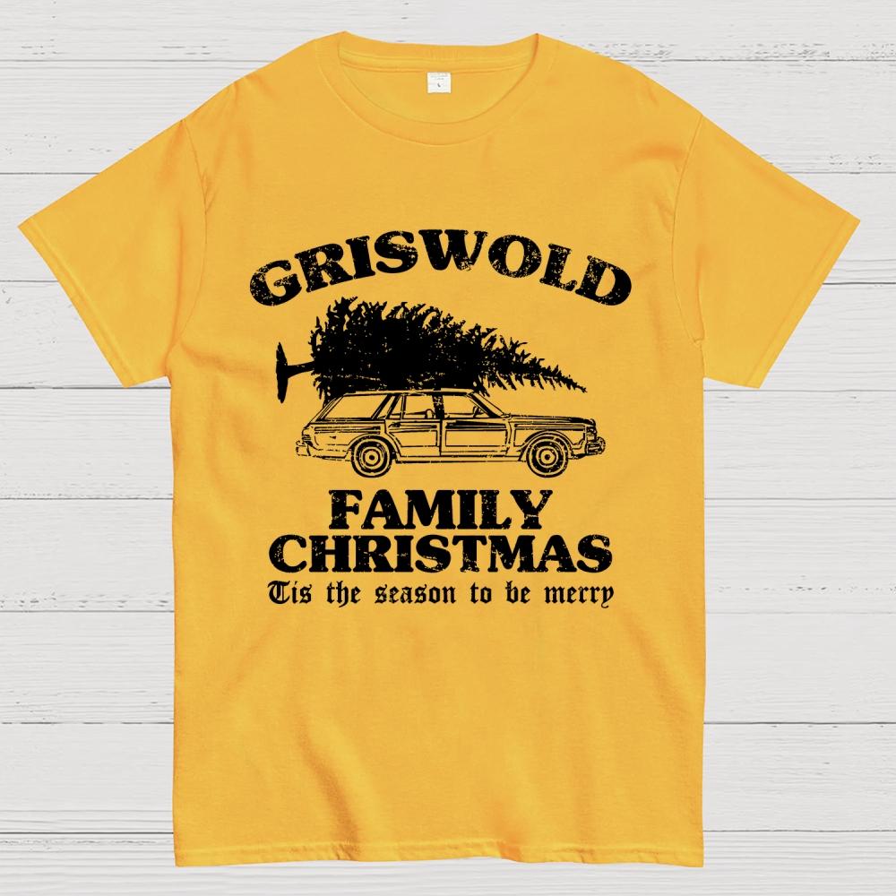 Griswold Family Christmas Cotton Summer Casual Cool Loose T-Shirt