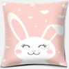 Cute Cartoon Animal Pattern Print Collection  Pillowcase Square  Home Office Decor