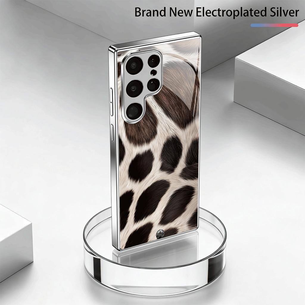Custodia per Telefono di Fascia Alta Vetro Galvanizzato TPU Custodia per Telefono per Samsung Galaxy S26 S25 S24 S23 S22 S21 FE, Ultra, Plus Resistente alle Cadute