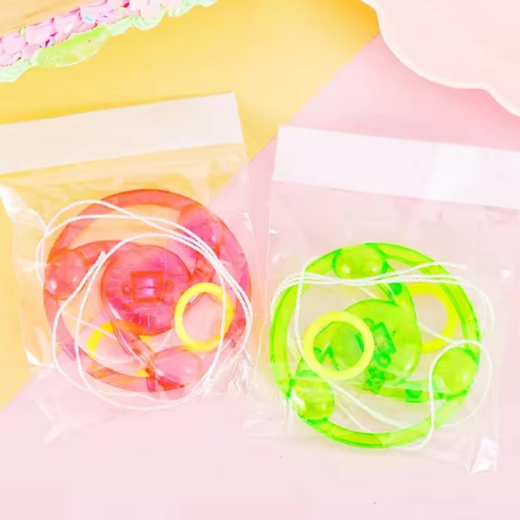 6 Stück Spaß Handgezogene LED Leuchtende Kreisel Spielzeug Kindertag Party Geburtstag Gastgeschenk Pinata Füllung Kindergarten Geschenk Preis