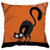Halloween Pillowcase Cushion Case Home Decoration Short Plush Cushion Cover 18 18 Inches