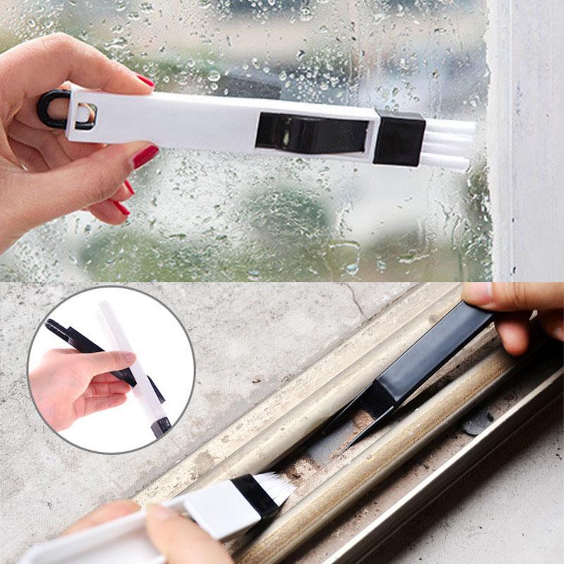 Multipurpose Cleaning Brush Window Door Keyboard Dust Cleaner Dustpan 2 In 1 Tool Home Mini Dust Removal Broom