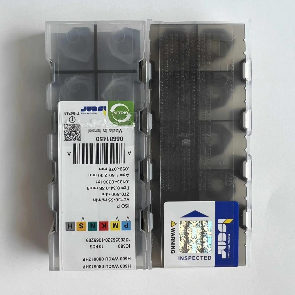 ISCAR / H600WXCU080612HP IC380 /Industrial indexable carbide inserts 10 Pcs