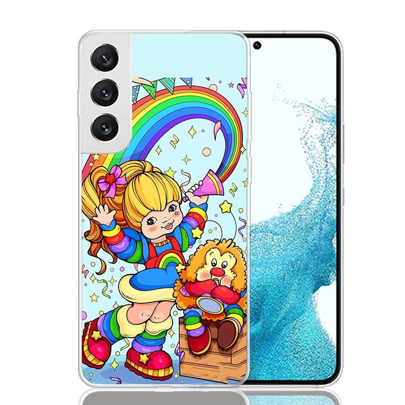 R-Rainbow Cute Brite Phone Case For Samsung Galaxy S26 S25 Edge S24 S23 FE S22 Ultra S21 Plus S20 + Fundas Cover Coque Galaxy S2