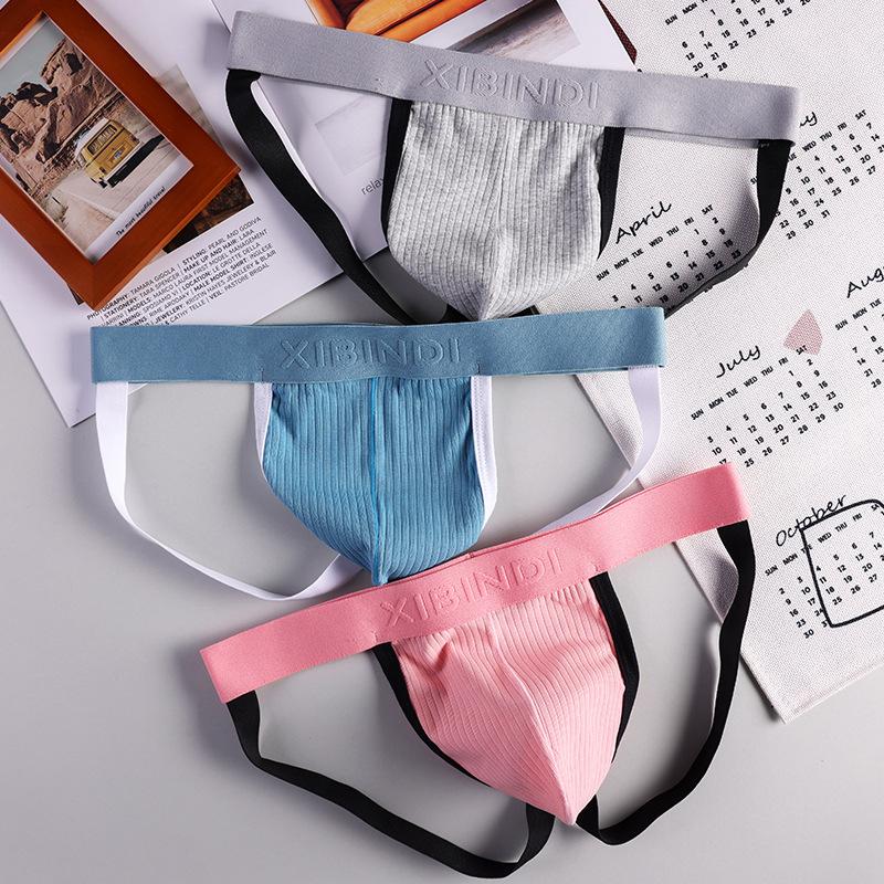 Underwear for Men Thong for Men U-shaped Comfortable and Breathable Double Thong