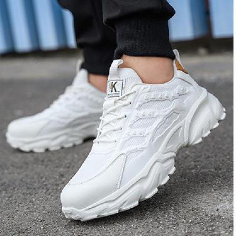 Fashion Black Work Shoes Breathable Mesh Steel Toe Safety Shoes for Men Lightweight Safety Work Sneakers Non-slip Labor Protection Shoes