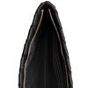 Bottega Veneta Intrecciato Woven Zip Closure Lambskin And Cowhide Leather Clutch Small Women clutch Black 608230VCPP28425