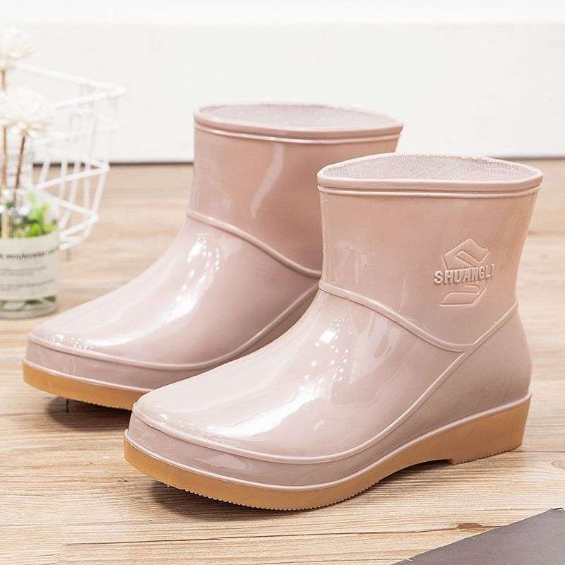 

Новые утолщенные водонепроницаемые туфли, бытовые, для стирки, резиновые сапоги, женские нескользящие дождевые туфли, бахилы, износостойкие, для автомойки, высокие резиновые туфли 41