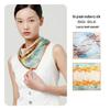 100% Mulberry Silk Printed Square Scarf