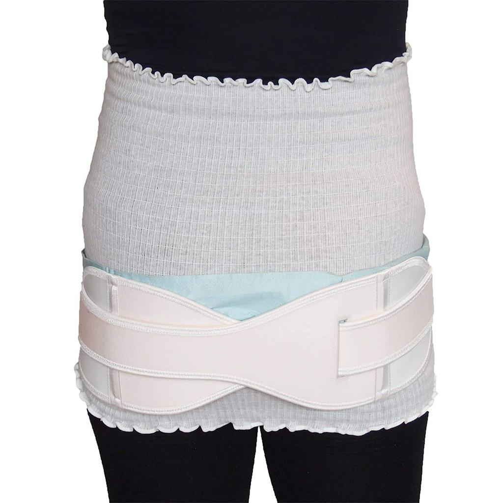 Tokochan Belt II Immediate Care Belt Wrap Set White Maternity Baby Care Handbook Included (LL) + [Double LL] &