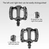 Light Weight Nylon Mountain Bicycles Pedals 3 Bearings Wide Flat Cycling Pedals Nonslip Road Bicycles Pedals Enduring