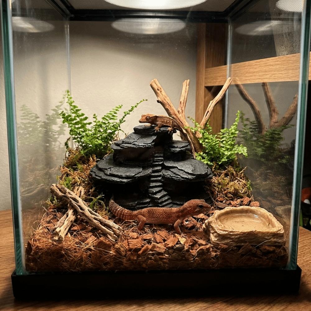 Realistic Texture Fish Tank Rockery Ornaments 3D Printing Fish Hiding Cave  Fish Tank Decoration