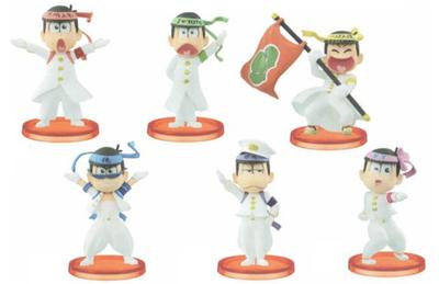 World Collectable Figure White Run Set mit 6 Typen Osomatsu-san Osomatsu-san-Version