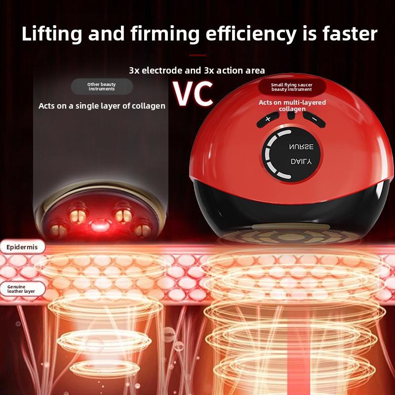 Collagen Cannon Household Large Iron Radio Frequency Beauty Instrument Lifting and Tightening Micro-current EMS Dot Matrix Beauty Instrument