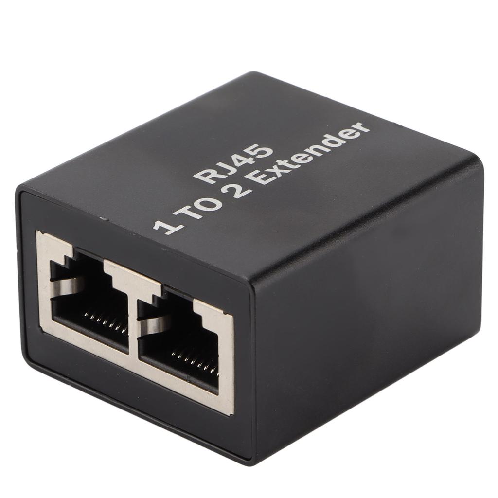 Ethernet Splitter RJ45 Network Connector Adapter Ethernet Socket Extender SplitterOne To Two Splitter