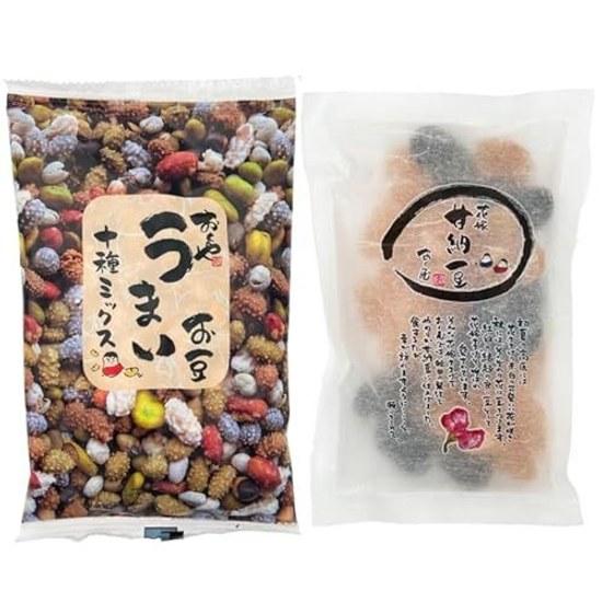 Okuya 10 Variety Mix Delicious BeansBride Sweet Beans Set Mixed Nuts Ten Bean Snacks Kitakata Aizu Souvenirs
