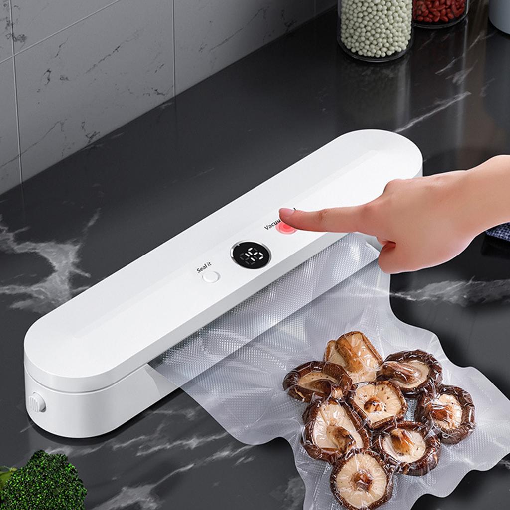 Mini-Vakuumiergerät für die Lebensmittelaufbewahrung, Kompaktes Haushalts-Lebensmittelversiegelungsgerät für frische Konservierung