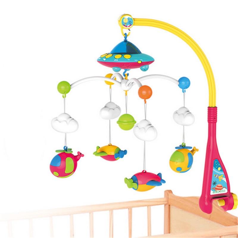 Interactive Baby Crib Mobile Hanging Toy Rotating Soothing And Developmental