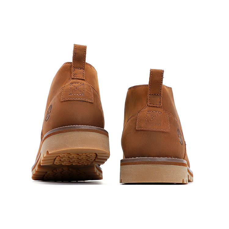 Timberland Redwood Falls Waterproof Check Casual Fashion Ankle Martin Boots Men Boots Medium-Brown A2BFYF13