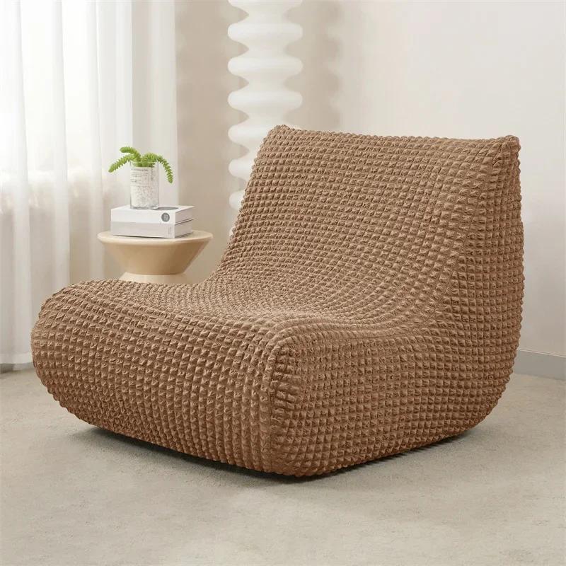 1PC Stretch Seersucker Armless Sofa Seat Covers Living Room Floor Sofa Slipcovers Stretch All-inclusive Lounge Tatami Case Home